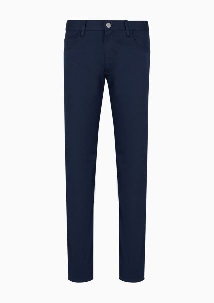 Jeans Pantalon 5 Poches Coupe Classique En Coton Stretch Formidable Blue Logo Homme